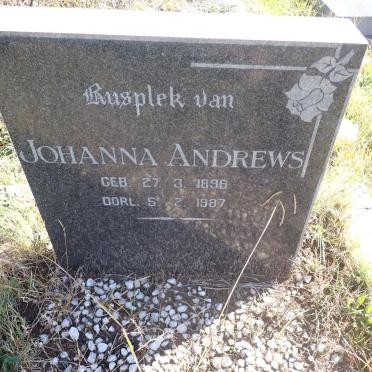 ANDREWS Johanna 1896-1987