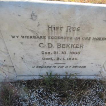 BEKKER C.D. 1909-1936