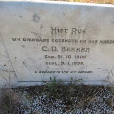 BEKKER C.D. 1909-1936