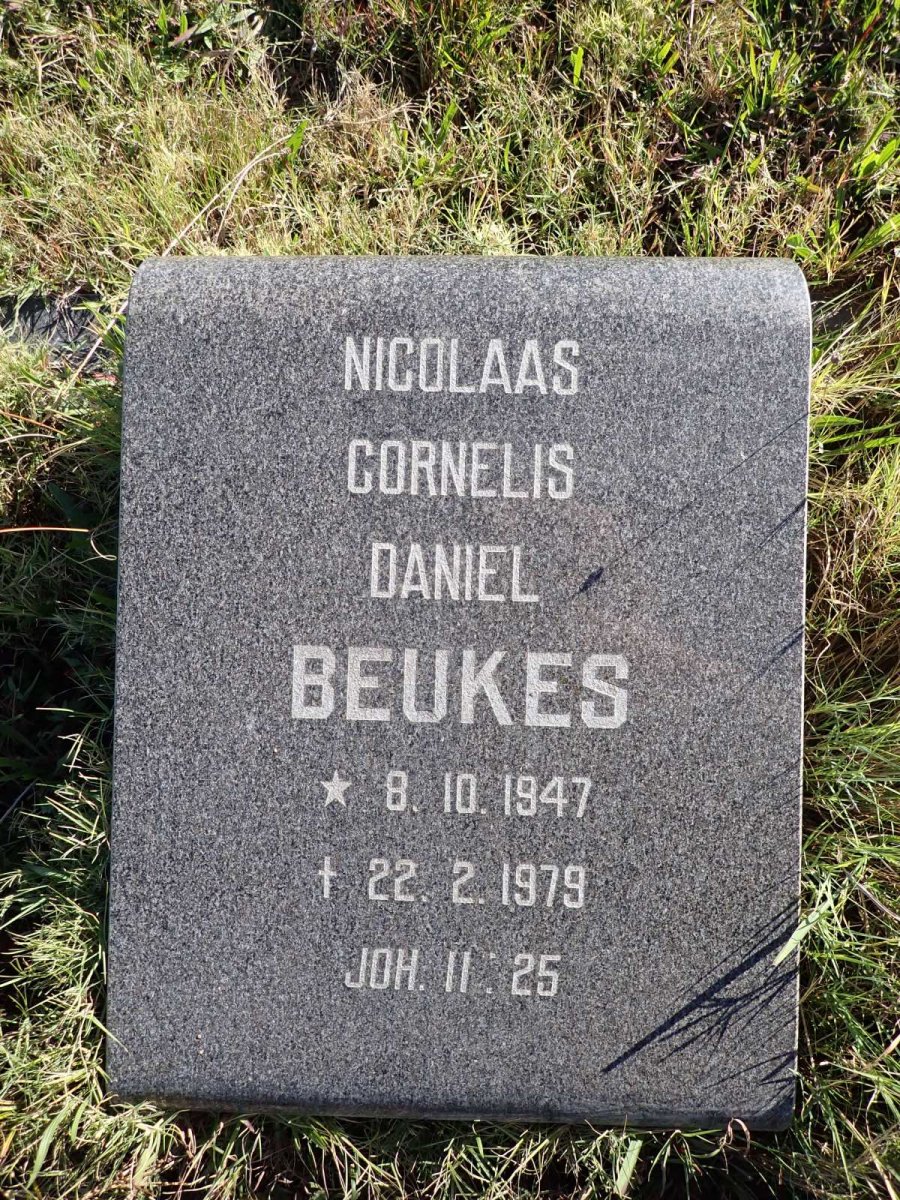 BEUKES Nicolaas Cornelis Daniel 1947–1979