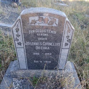 BOTHMA Johannes Cornelius 1886–1964