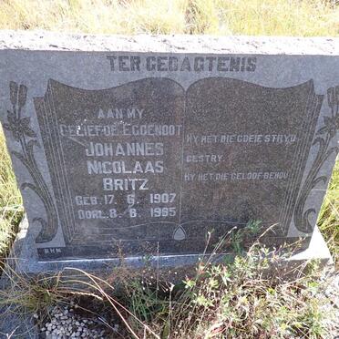 BRITZ Johannes Nicolaas 1907-1965