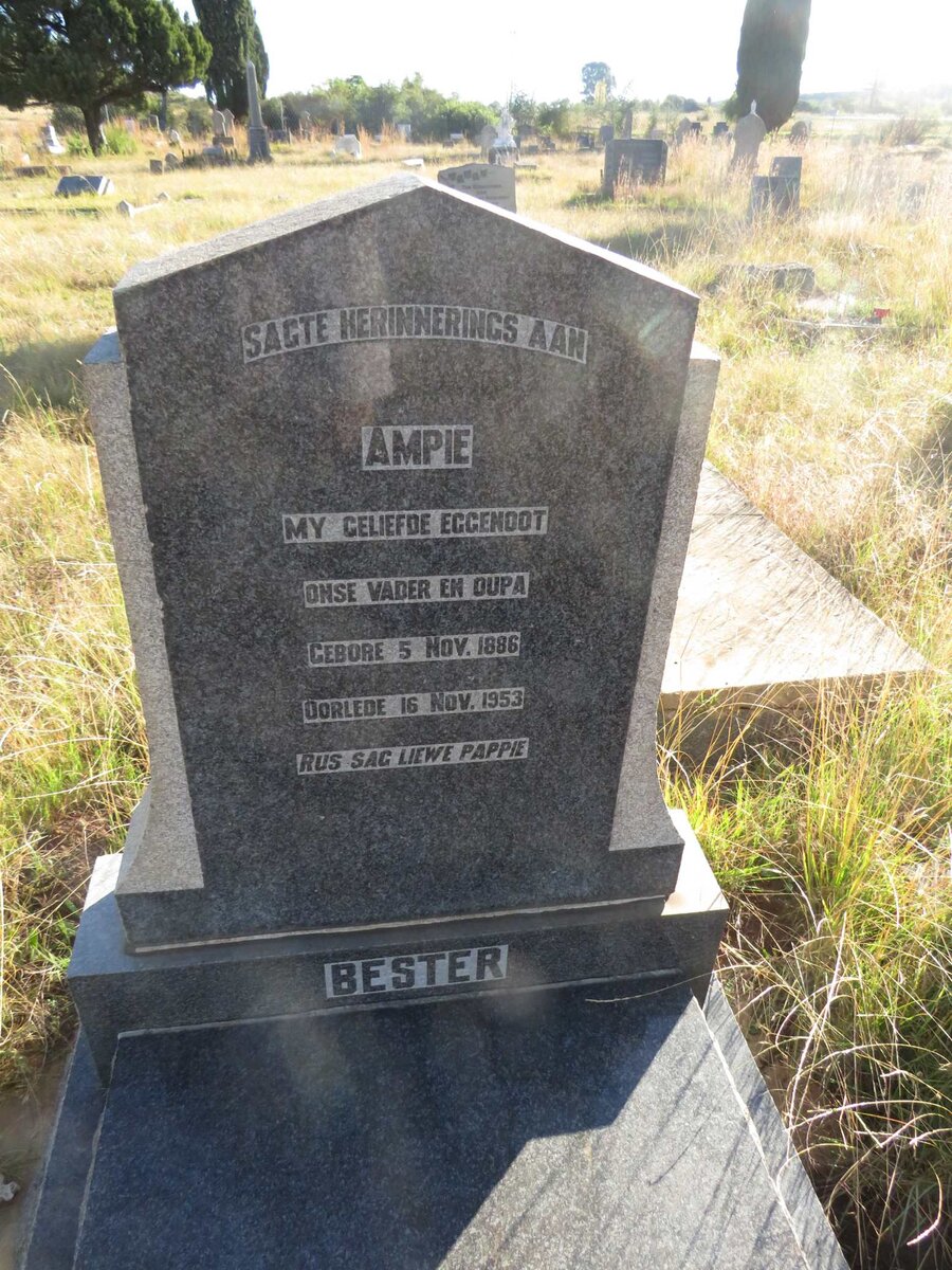 BESTER Ampie 1886-1953