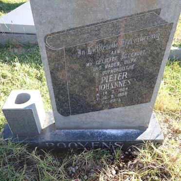 BOOYENS Pieter Johannes 1904-1989