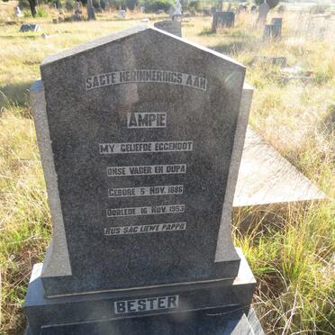 BESTER Ampie 1886-1953