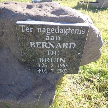 BRUIN Bernard, de 1965-2001