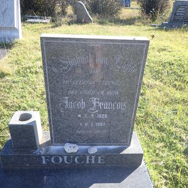 FOUCHE Jacob Francois 1925-1987