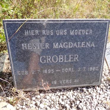 GROBLER Hester Magdalena 1895-1982
