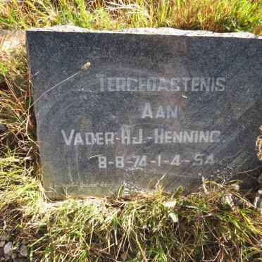 HENNING H.J. 1874-1954