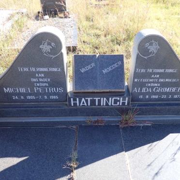 HATTINGH Michiel Petrus 1905-1985 & Alida Grimbeeck 1910-1972