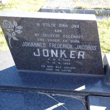 JONKER Johannes Frederick Jacobus 1920-1983