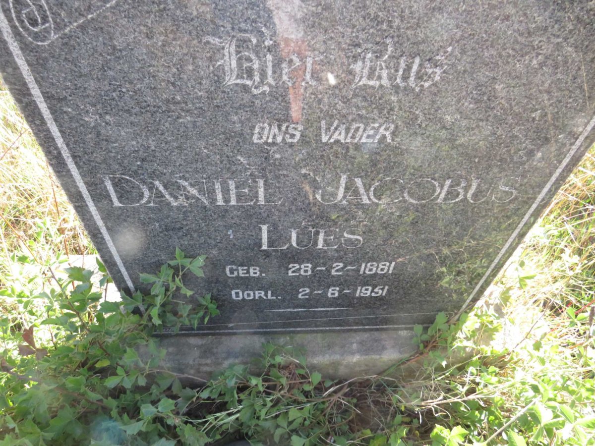 LUES Daniel Jacobus 1881-1951