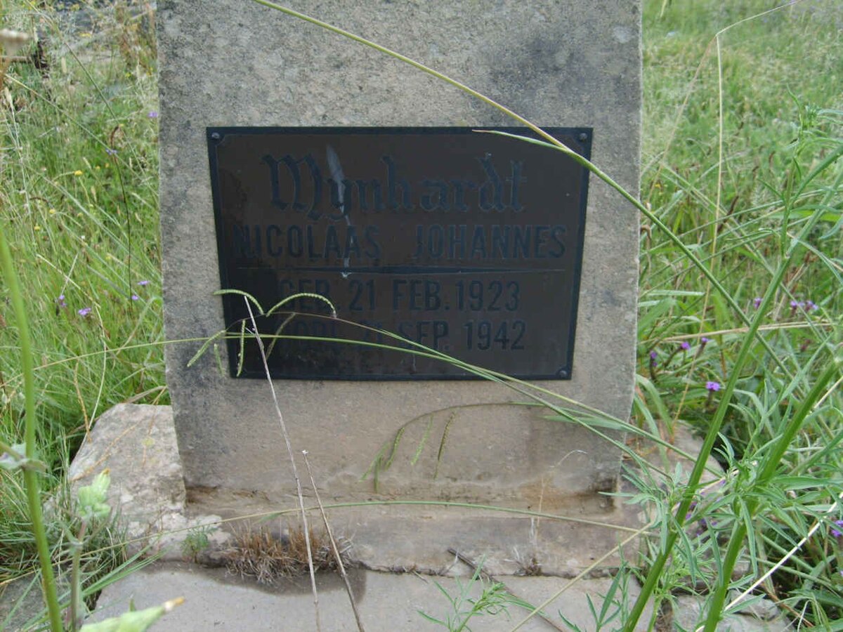 MYNHARDT  Nicolaas Johannes  1923-1942