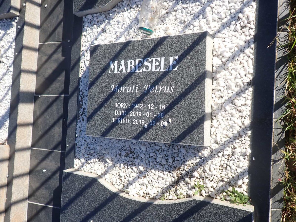 MABESELE Moruti Petrus 1942-2019