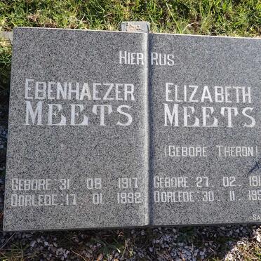 MEETS Ebenhaezer 1917-1992 & Elizabeth THERON 1913-1994