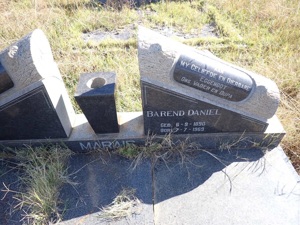 MARAIS Barend Daniel 1890-1969