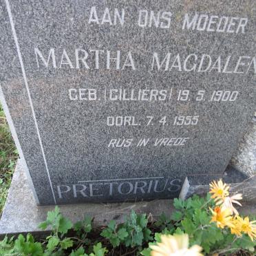 PRETORIUS Martha Magdalena nee CILLIERS 1900-1955