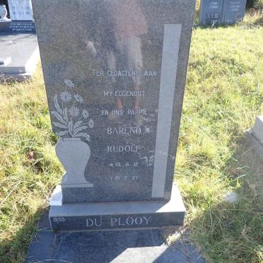 PLOOY Barend Rudolf, du 1912-1967