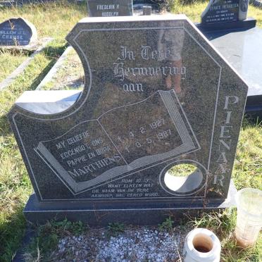 PIENAAR Marthiens 1927-1987
