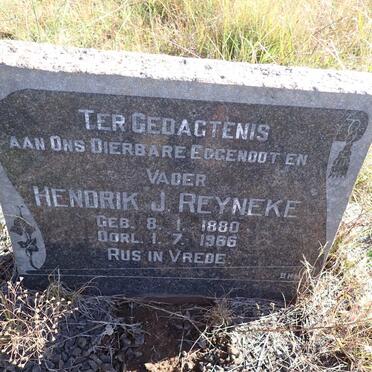 REYNEKE Hendrik J. 1880-1966