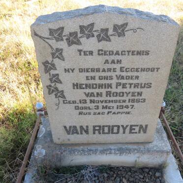 ROOYEN Hendrik Petrus, van 1863-1947