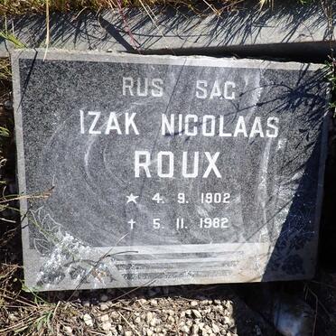 ROUX Izak Nicolaas 1902-1982