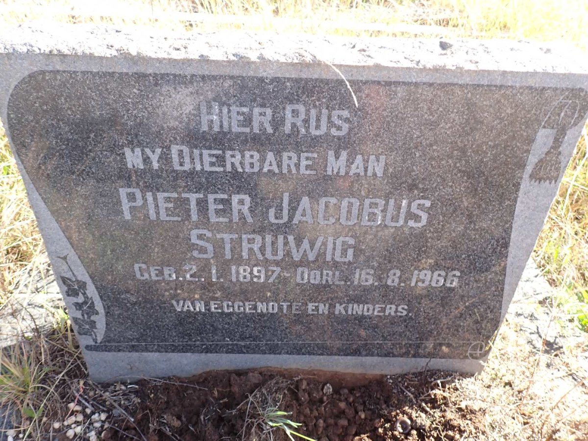 STRUWIG Pieter Jacobus 1897-1966