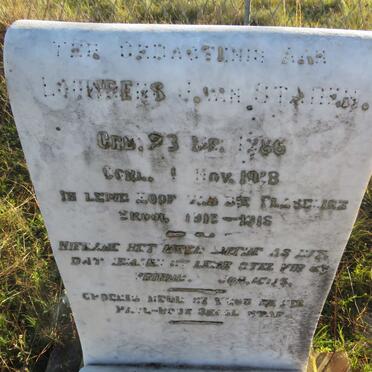 STADEN Louwrens J., van 1886-1918