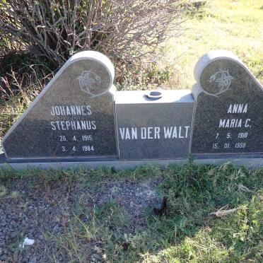 WALT Johannes Stephanus, van der 1915-1984 & Anna Maria C. 1910-1998