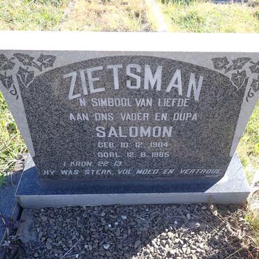 ZIETSMAN Salomon 1904-1985