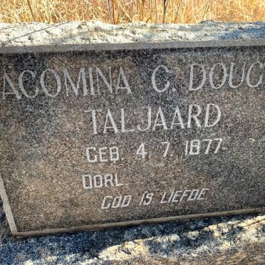 DOUGLAS Jacomina C., TALJAARD 1877-