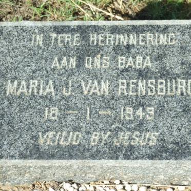 RENSBURG Maria J., van 1943-1943