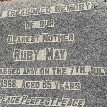 MAY Ruby -1968