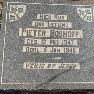 BOSHOFF Pieter 1947-1948