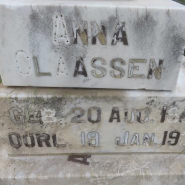 CLAASSEN Anna 1937-1938