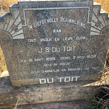 TOIT J.S., du 1855-1939