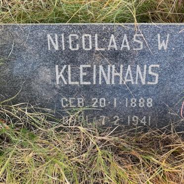 KLEINHANS Nicolaas W. 1888-1941