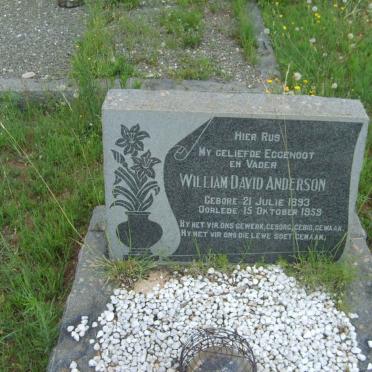 ANDERSON William David 1893-1959