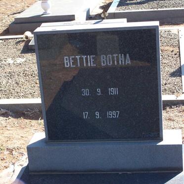 BOTHA Bettie 1911-1997