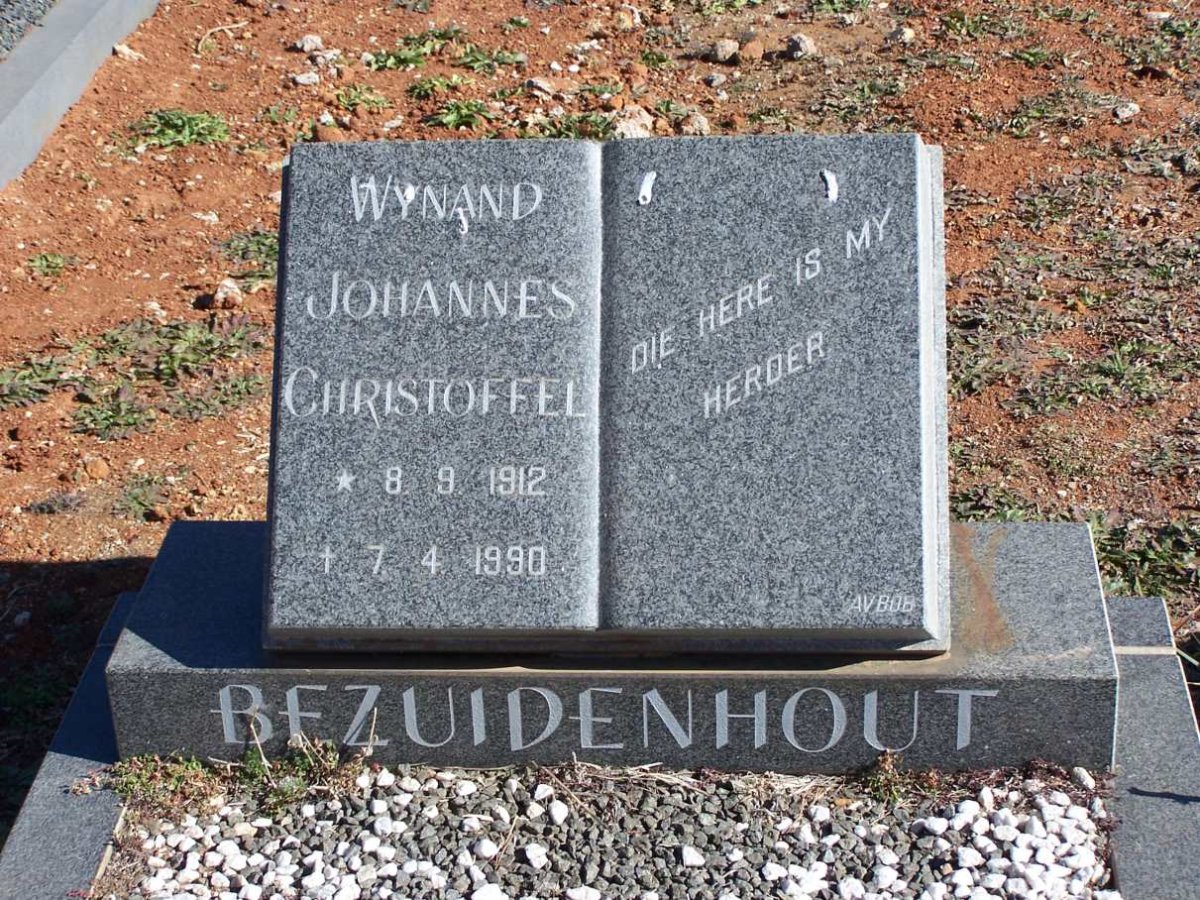 BEZUIDENHOUT Wynand Johannes Christoffel 1912-1990