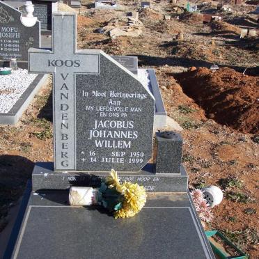 BERG Jacobus Johannes Willem, van den 1950-1999