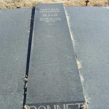 BONNET Marthinus Gerhardus 1911-1972