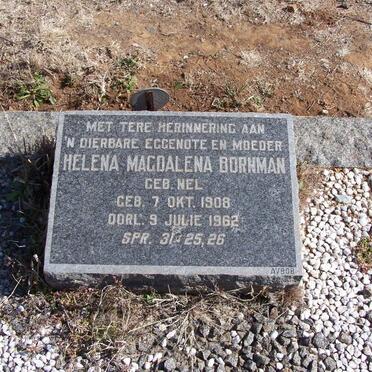 BORNMAN Helena Magdalena nee NEL 1908-1962