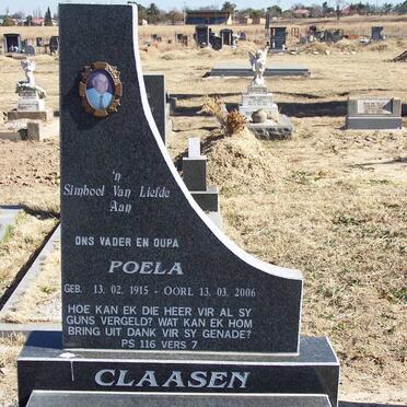 CLAASEN Poela 1915-2006