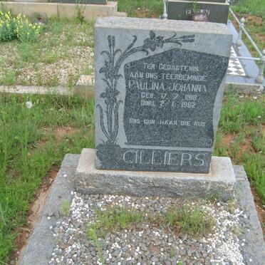 CILLIERS Paulina Johanna 1918-1962
