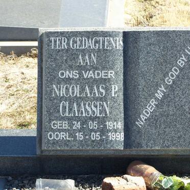 CLAASSEN Nicolaas P. 1914-1998