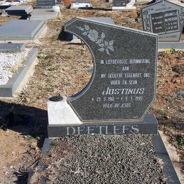 DEETLEFS Justinus 1961-1995