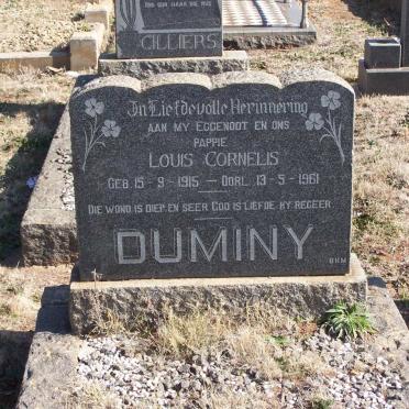 DUMINY Louis Cornelis 1915-1961