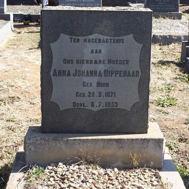 DIPPENAAR Anna Johanna nee HORN 1871-1953