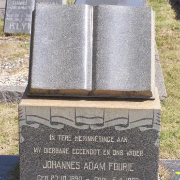 FOURIE Johannes Adam 1890-1963